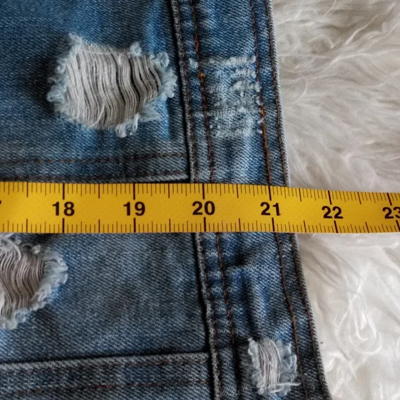 Highway Jeans Distressed Denim Jacket Size L - Picture 11 of 11